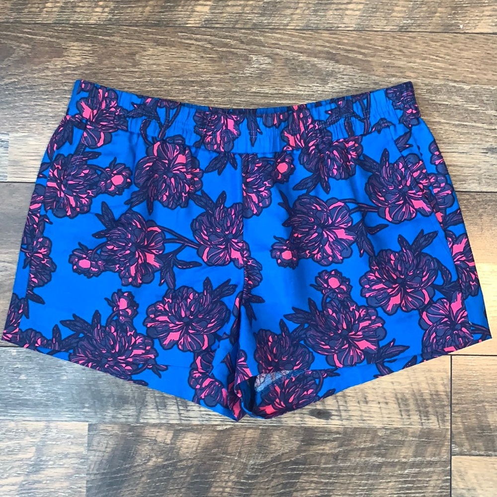 J.Crew Floral Linen Shorts